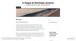 Desktop Screenshot of dominiquejanssens.wordpress.com