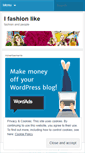 Mobile Screenshot of ifashionlike.wordpress.com