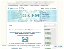 Tablet Screenshot of gicem.wordpress.com