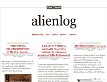 Tablet Screenshot of alienlog.wordpress.com