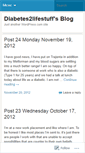 Mobile Screenshot of diabetes2lifestuff.wordpress.com