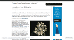 Desktop Screenshot of go2news.wordpress.com