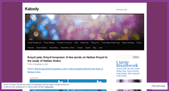 Desktop Screenshot of kabody.wordpress.com