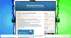 Desktop Screenshot of heirloombronzing.wordpress.com
