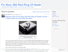 Tablet Screenshot of fixmyxbox360redring.wordpress.com