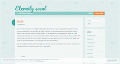 Desktop Screenshot of eternityscent.wordpress.com