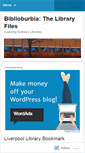 Mobile Screenshot of biblioburbia.wordpress.com