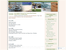 Tablet Screenshot of greenrealestateagents.wordpress.com
