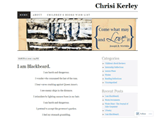 Tablet Screenshot of chrisikerley.wordpress.com