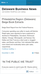 Mobile Screenshot of debusinessnews.wordpress.com