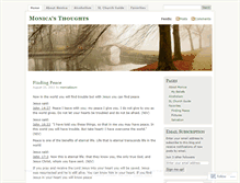 Tablet Screenshot of monicabaum.wordpress.com
