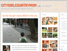 Tablet Screenshot of citygirlcountrymom.wordpress.com