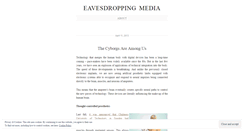 Desktop Screenshot of eavesdroppingmedia.wordpress.com