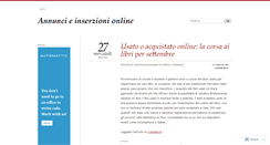 Desktop Screenshot of annuncieinserzioni.wordpress.com