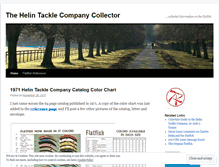 Tablet Screenshot of helintacklecollector.wordpress.com