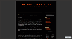 Desktop Screenshot of biggirlsblog.wordpress.com