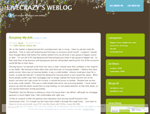 Tablet Screenshot of livecrazy.wordpress.com