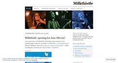 Desktop Screenshot of milkthistlenz.wordpress.com