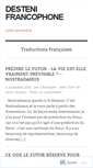 Mobile Screenshot of destenifr.wordpress.com