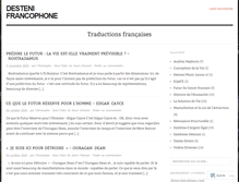 Tablet Screenshot of destenifr.wordpress.com