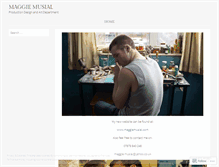 Tablet Screenshot of maggiemusial.wordpress.com