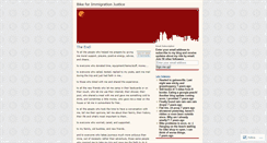 Desktop Screenshot of bikeimmigrationjustice.wordpress.com