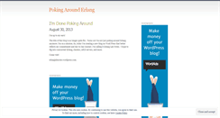 Desktop Screenshot of pokingarounderlang.wordpress.com