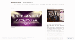 Desktop Screenshot of freelanceroftheyear.wordpress.com