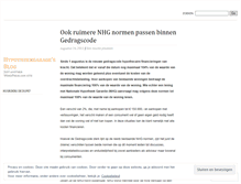 Tablet Screenshot of hypotheekgarage.wordpress.com