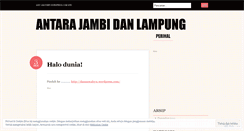 Desktop Screenshot of j4bung.wordpress.com