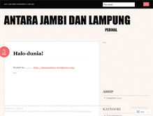 Tablet Screenshot of j4bung.wordpress.com