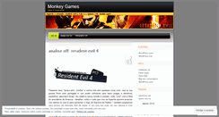 Desktop Screenshot of monkeygames.wordpress.com