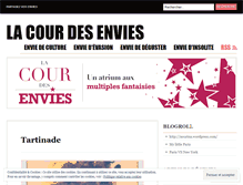 Tablet Screenshot of lacourdesenvies.wordpress.com