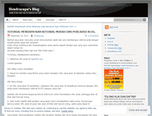Tablet Screenshot of hendracupu.wordpress.com