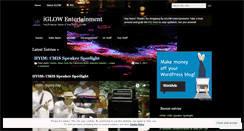 Desktop Screenshot of iglowentertainment.wordpress.com