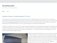 Tablet Screenshot of fernandocaraba.wordpress.com