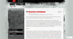 Desktop Screenshot of dailytroll.wordpress.com