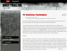 Tablet Screenshot of dailytroll.wordpress.com