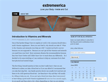 Tablet Screenshot of extremeerica.wordpress.com