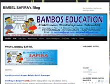 Tablet Screenshot of bimbelsafira.wordpress.com