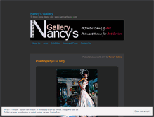 Tablet Screenshot of nancyartspace.wordpress.com
