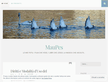 Tablet Screenshot of maupes.wordpress.com
