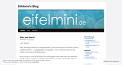 Desktop Screenshot of eifelmini.wordpress.com