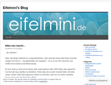 Tablet Screenshot of eifelmini.wordpress.com