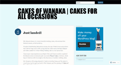 Desktop Screenshot of cakesofwanaka.wordpress.com