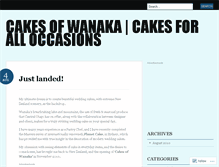 Tablet Screenshot of cakesofwanaka.wordpress.com