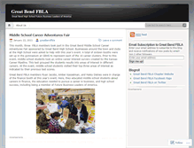 Tablet Screenshot of greatbendfbla.wordpress.com