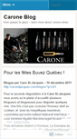 Mobile Screenshot of caronewines.wordpress.com