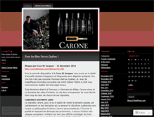 Tablet Screenshot of caronewines.wordpress.com