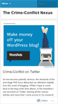 Mobile Screenshot of crimeconflictnexus.wordpress.com